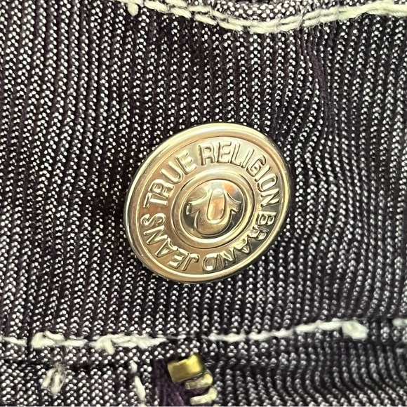 Men’s True Religion Baggy Ribbed Straight Leg Pants Size 90’s Y2K Look 36 X 33 - Picture 8 of 16